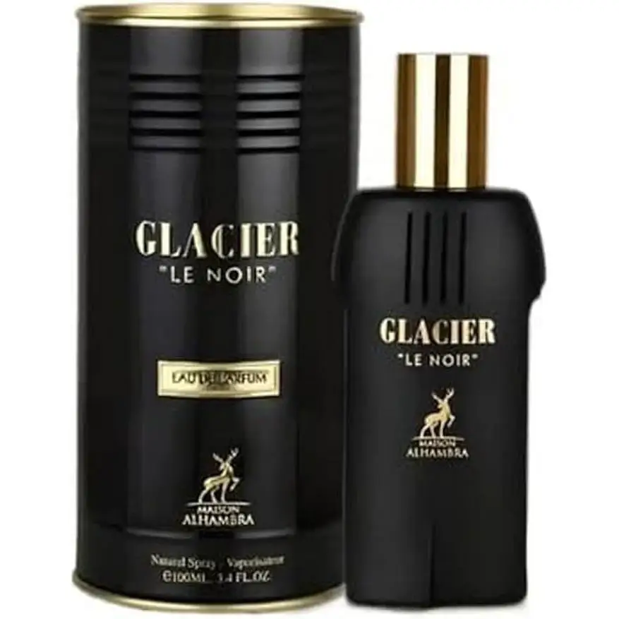 Maison Alhambra Glacier Le Noir Eau de Parfum Hombre 100ml | Fragancia Intensa y Elegante
