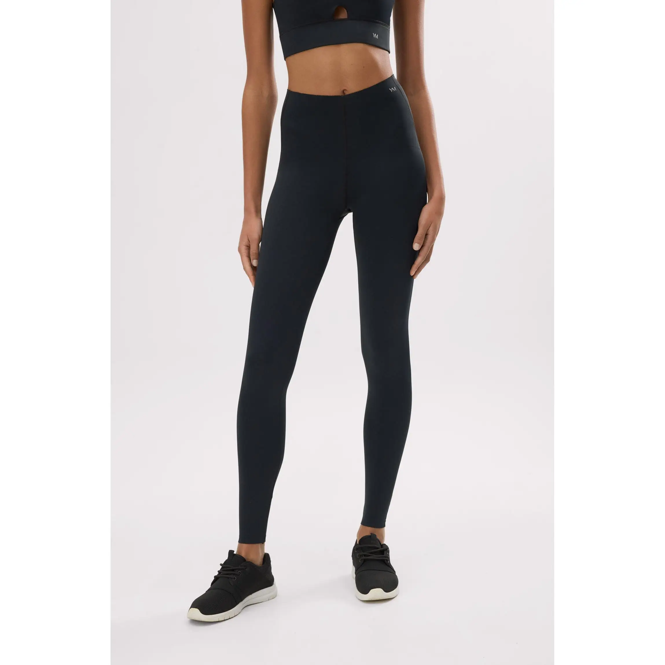 Ysabel Mora - Leggings deportivos compressive largos vientre plano negro