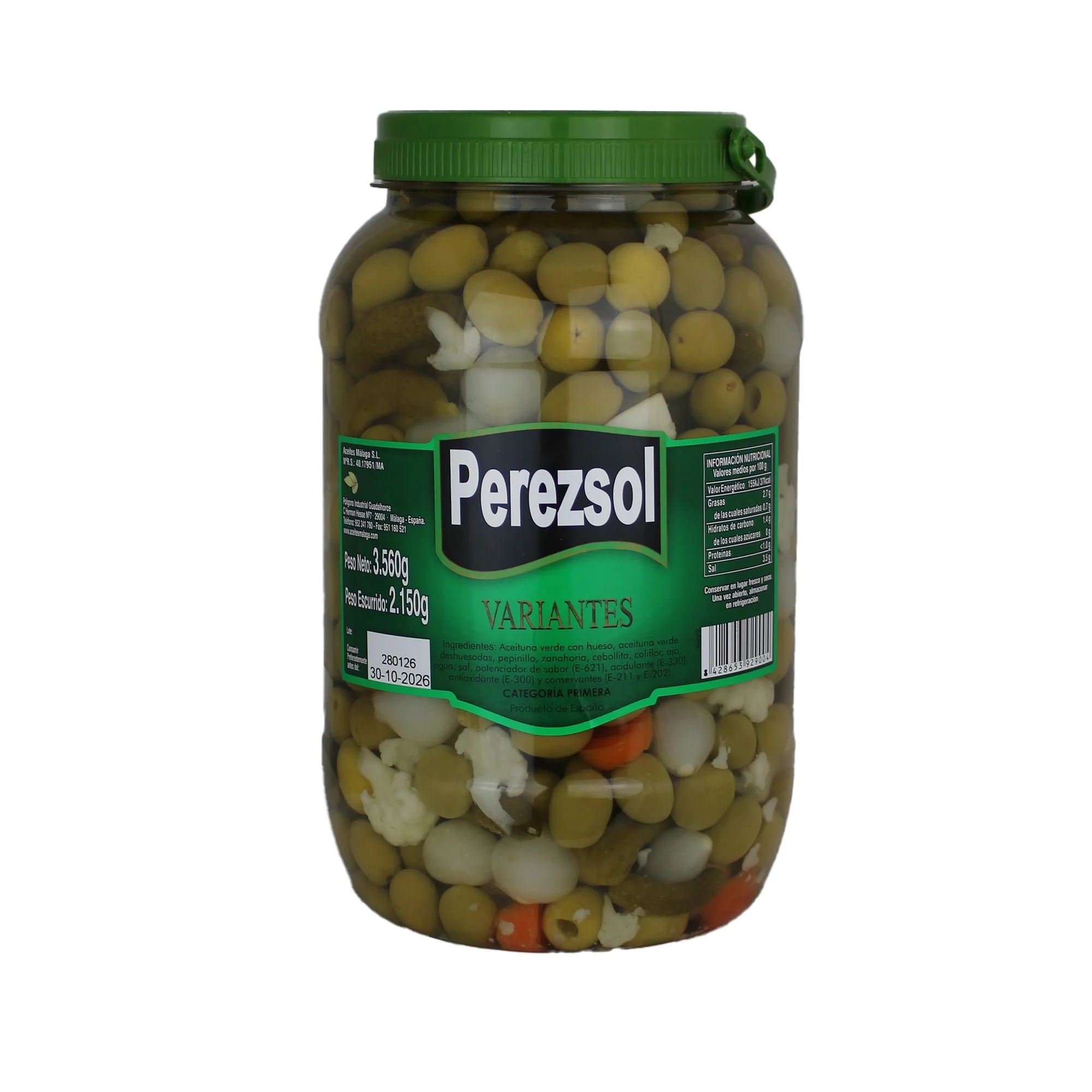 REVUELTOS PEREZSOL (ZAN-COLIF-PEP-CEB-AC.VERDE-AC.V.DESH.) BOTE PET 3KG ( 2.15KG ESC )