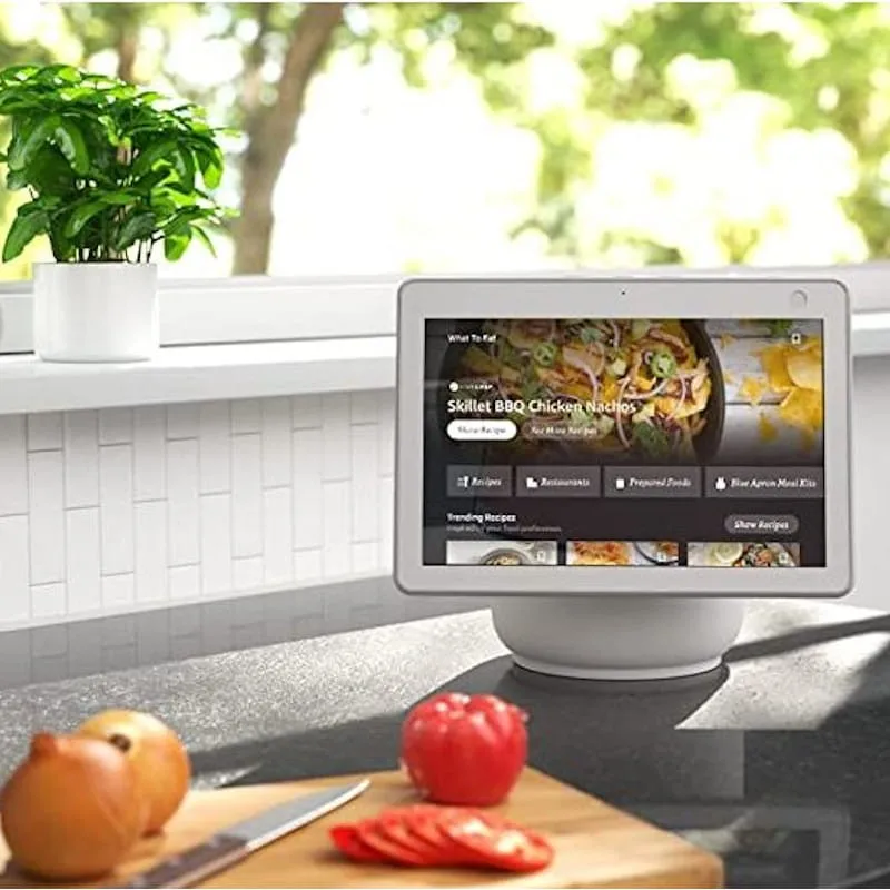 Amazon echo show 10 (3rd generation) smart hd screen with motion and alexa - smart speaker