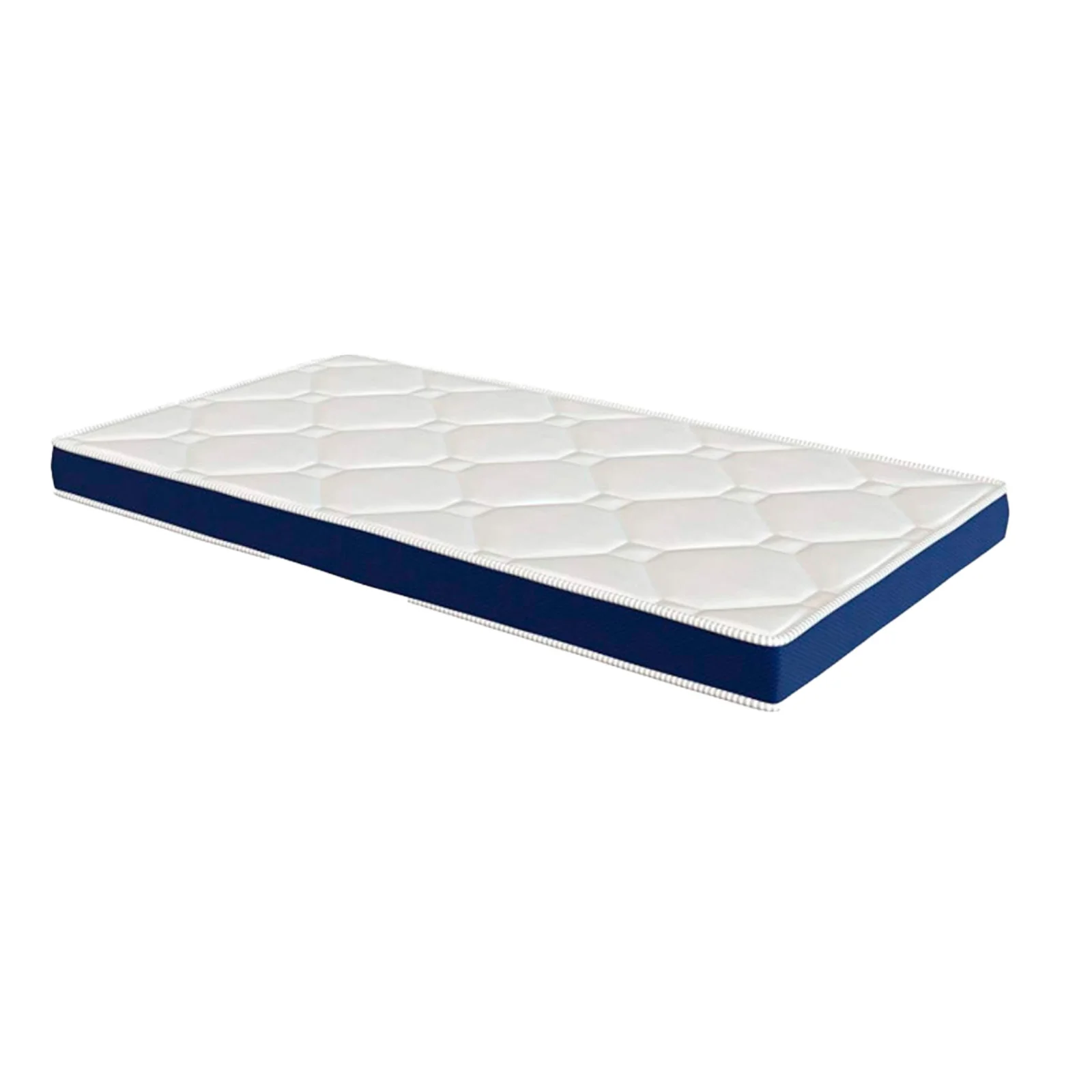 El Almacén del Colchón Colchón Espumación Ten - Confort y Comodidad - Blanco y Azul