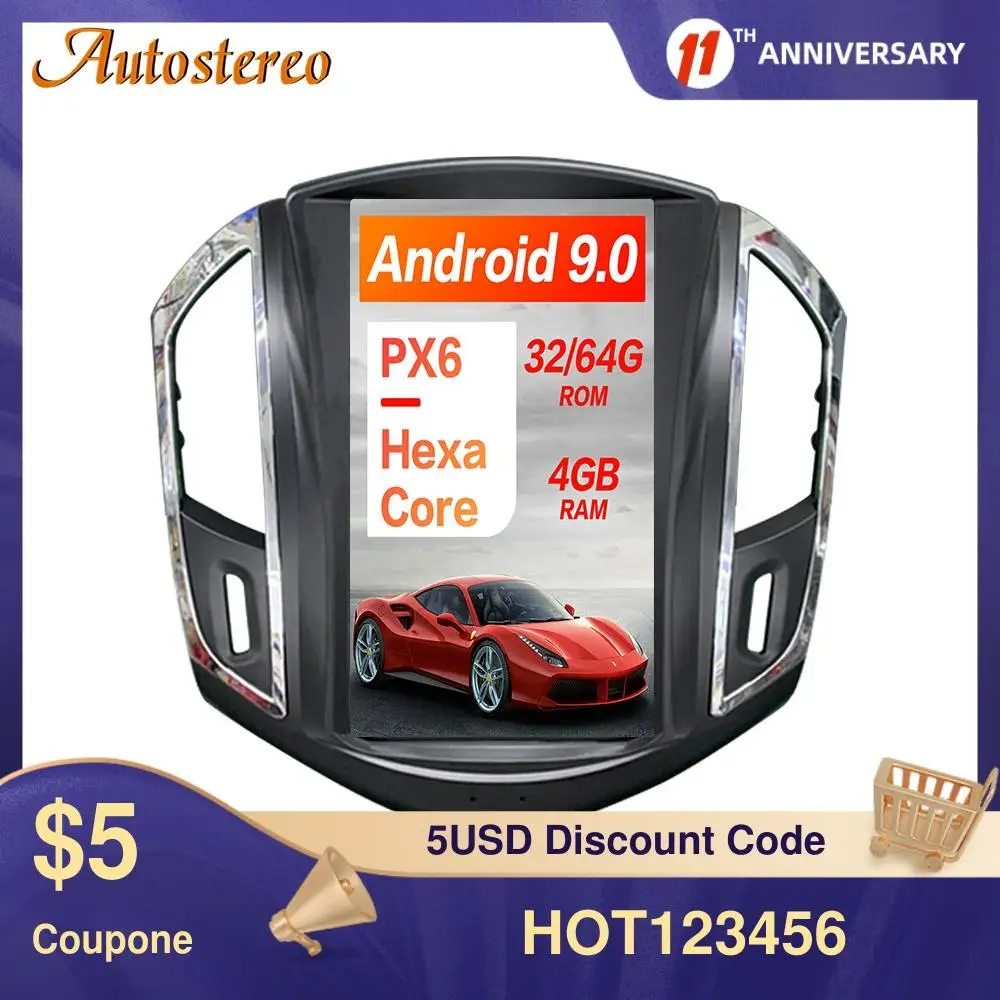 

Автомагнитола для Chevrolet CRUZE 2013-2015, 9,0 ГБ, Android 128