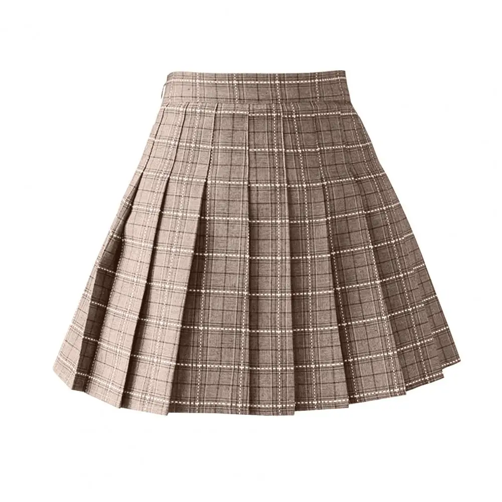 60% Dropshipping!!2021 New Women Plaid Mini Skirt Slim Soft Pleated Skirt Campus Style