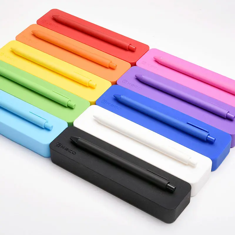 KACO Silicone Stationery Box Children Candy Colors Pencil Case Creative Anti-Static Protect Pencils Pencil Case For School image 6