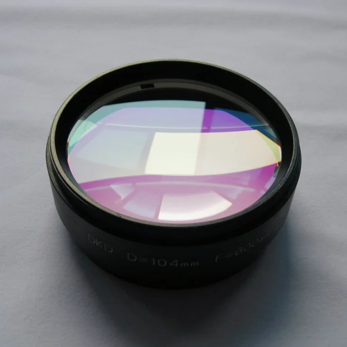 Objective Lens D104 F600 F1000 F1200 Astronomical Telescope Multilayer Coating High Precision Double Separation Achromatic