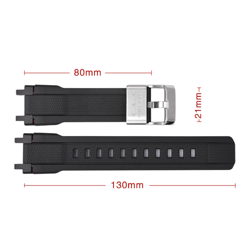 for Casio G-Shock MTG-B1000 G1000 Sport Metal Loop Hoop Watchband Bracelet Accessories Rubber Replacement Watch Band Strap