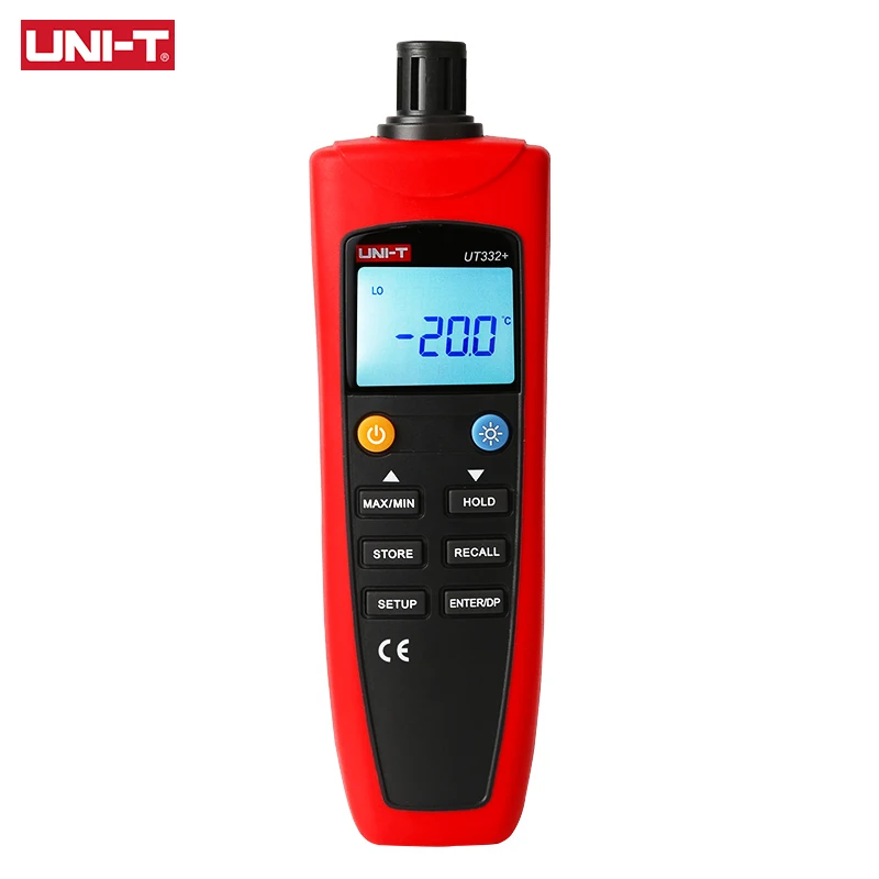 UNI-T UT331 + UT332 + Digitale Thermometer Hygrometer Temperatuur Vochtigheid Meetinstrumenten Voor Voedsel Hoge Precisie