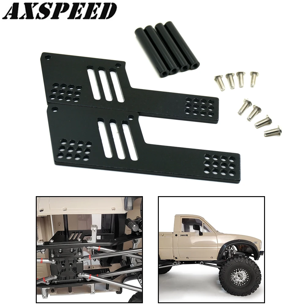 AXSPEED RC Car Body Shell Mounting Set for 1:10 Axial SCX10 TF2 Trail Finder 2 RC Crawler Car Upgrade Parts