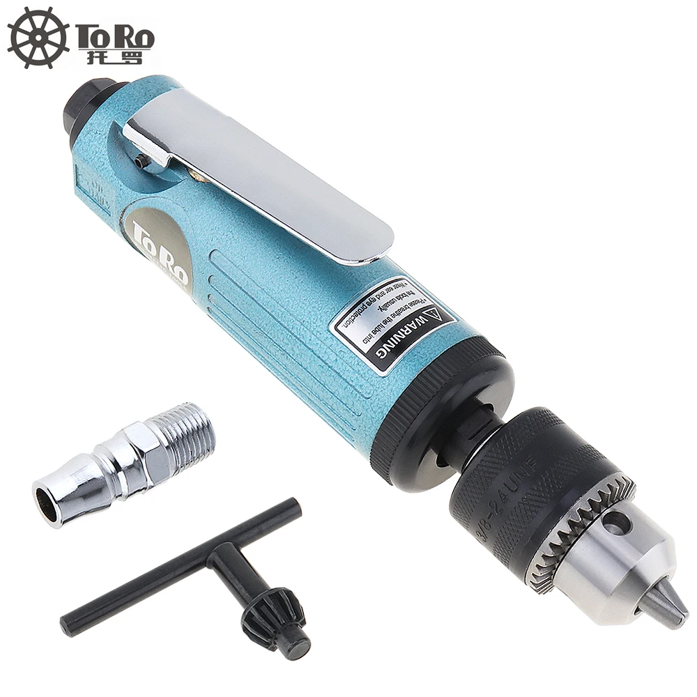 

Торо TR-5200 22000RPM Высокий Скорость прямые пневматическая дрель машина с 1,5-10 мм патронный ключ для сверления шлифования