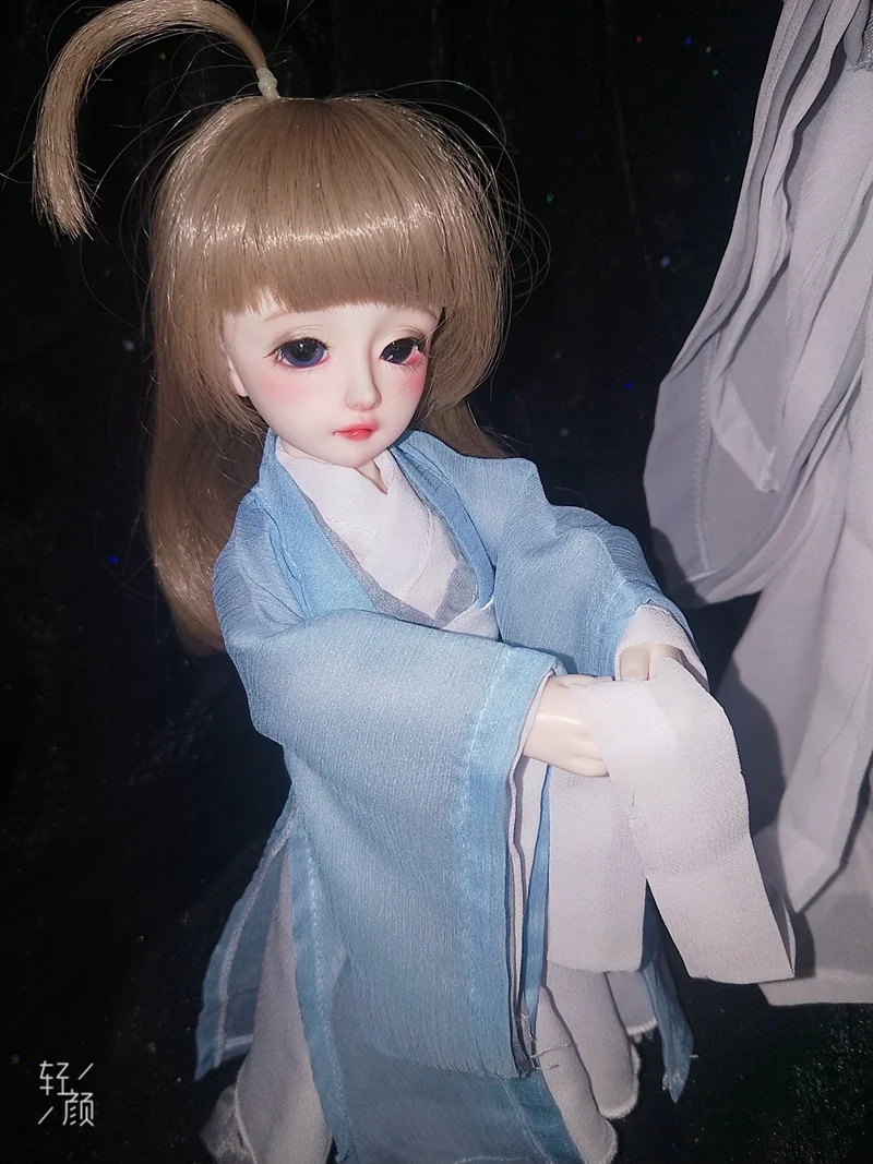 Boneca 1/6 ou escala 1/4 1/3, roupas bjd, fantasia antiga hanfu para bjd/sd ob27 yosd msd ssdf, acessórios fortes para tio c0255