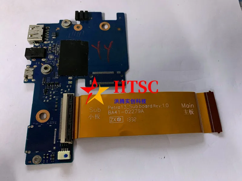 Original  for Samsung Series 9 Np905s3g USB Port Audio Jack Power Button with Cable Ba41-02279a   100% TESED OK