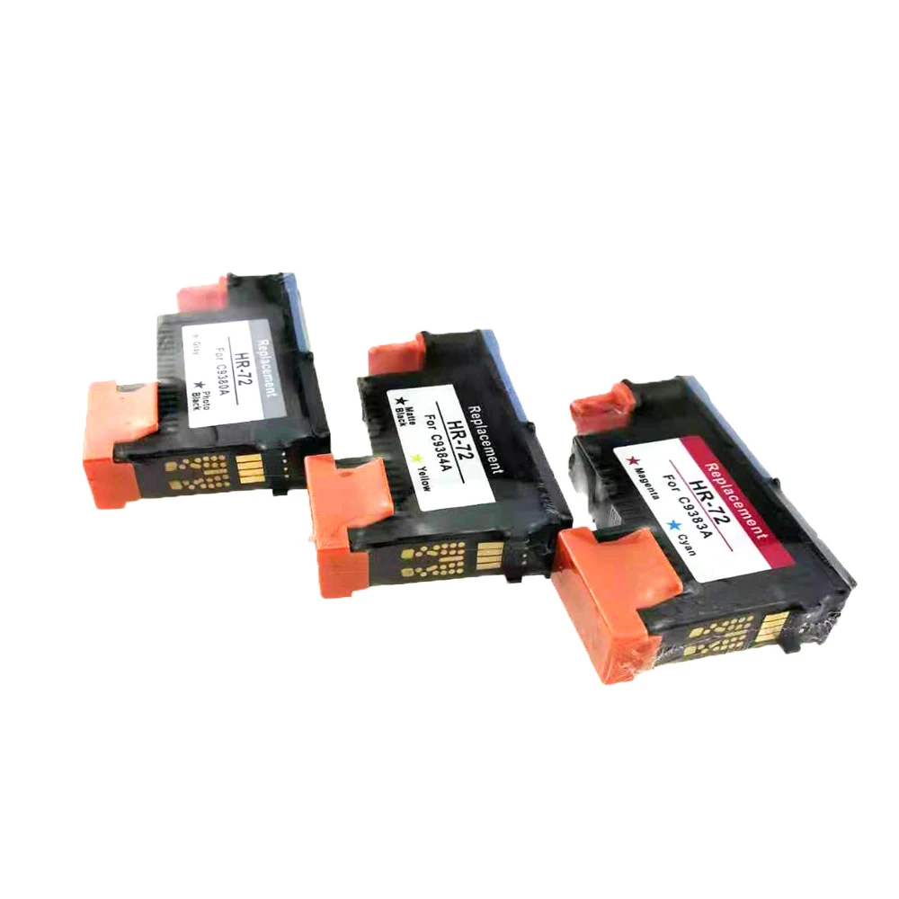 

C9380A C9383A C9384A Совместимый картридж с печатающей головкой для HP72 DesignJet T1100 T1120 T1120ps T1200 T1300 T1300ps T2300 T610 T770