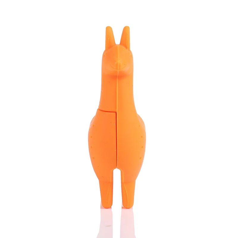 Tea Infuser Food Silicone Grade Alpaca Shape Tea Infuser Strainers Creative Filter Loose Silicone Diffuser Reusable Infuser