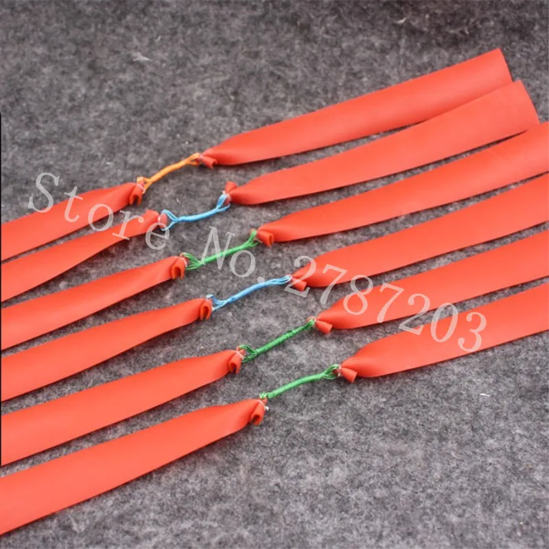 6pcs high-quality rubber band used for slingshot arrow shooting fish powerful rally shooting latex rubber band 2020