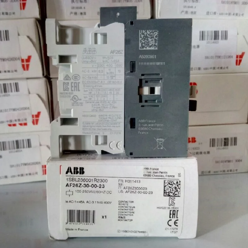 ABB 3-ploe contactors AF series AC/DC 50HZ/60HZ DC 20V~250V 26A  11kw AF26Z-30-00-21 AF26Z-30-00-23