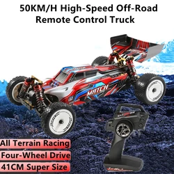 Full Simulation Design 1:10 4WD Remote Control Buggy Toy 50KM/H 41CM All-Terrain Racing Steer Adjustment Alloy Gear RC Car Model