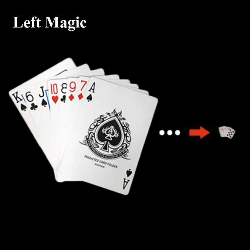 Jumbo Shrinking Cards (Stage Size) Magic Tricks Illusions Fun Visual Magic Effect Cards Disappearing Classic Magic Props Gimmick