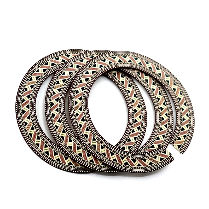 3PCS Guitar Sound hole Inlay WOOD For Classical guitar Guitar Accessories YKQ85