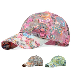 Ladies Outdoor Hat Ethnic Style Summer Breathable All-match Baseball Cap 2021 New Fashion Casual Sports Mountaineering Caps