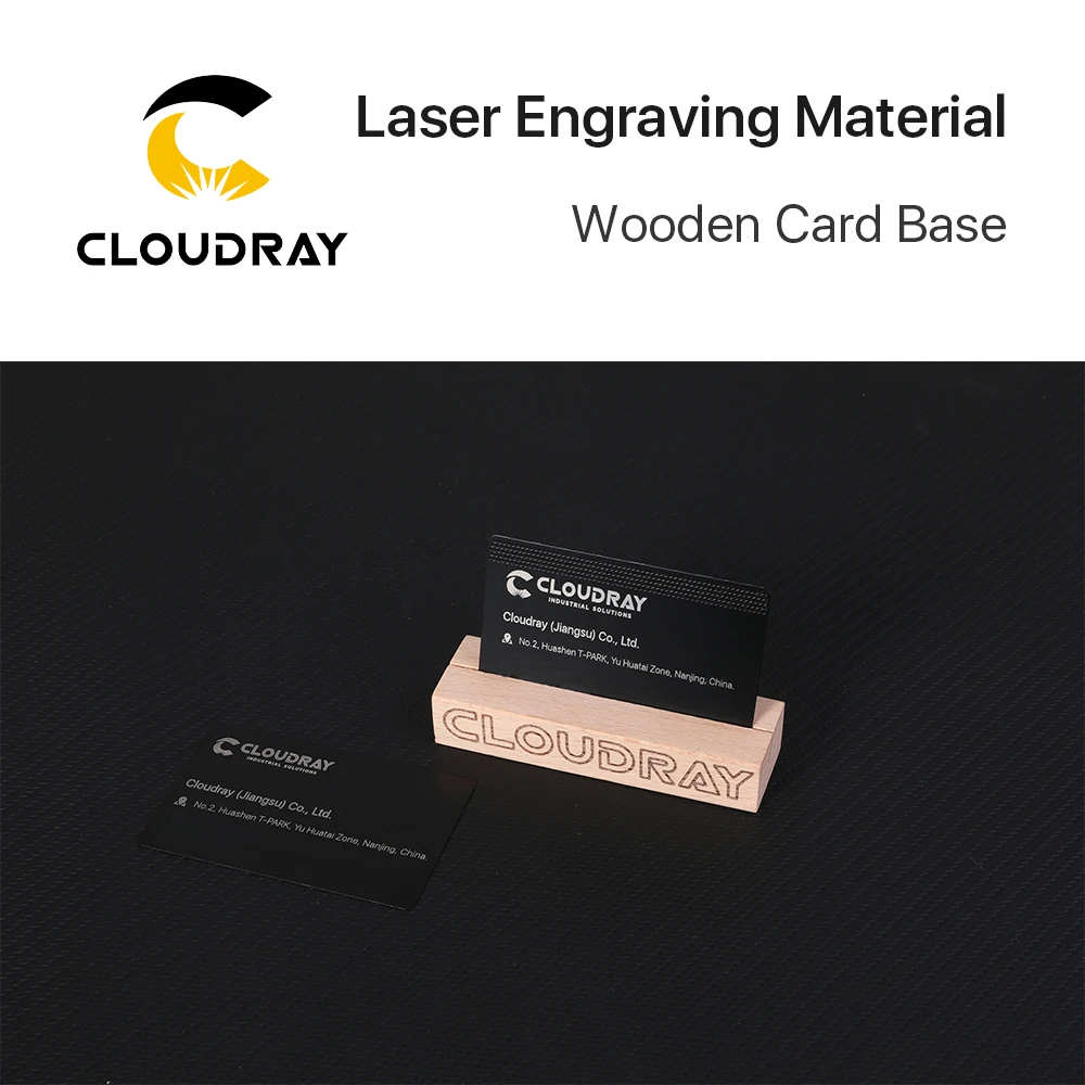 Ultrarayc 5pcs/set Card Holder Laser Engraving Material Wooden Card Base For Co2 Engraving Machine DIY Customized Materials