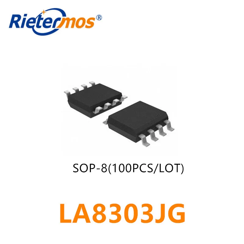 10PCS  100PCS  LA8303JG SOP8 LA8303 SOP8 NEW AND ORIGINAL