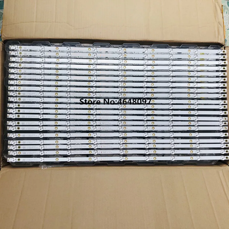 20pcs/lot  9LEDs LED backlight strip for  Phi li ps 75PUF6393 / T3 4708-K75DC2-A1213K01 / K750WDC2 A1