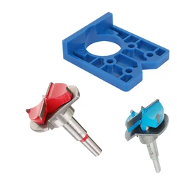 High quality 35mm Hinge Drill DIY Tool Door Cabinets Hole Locator Template Woodworking Hinge Drilling Guide Install The Hinges