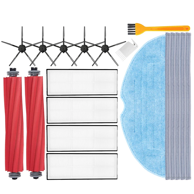 Spazzola principale filtro lavabile per Xiaomi S7 per Roborock S70 Mop Cloth spazzola laterale sacchetto per la polvere aspirapolvere ricambi accessori