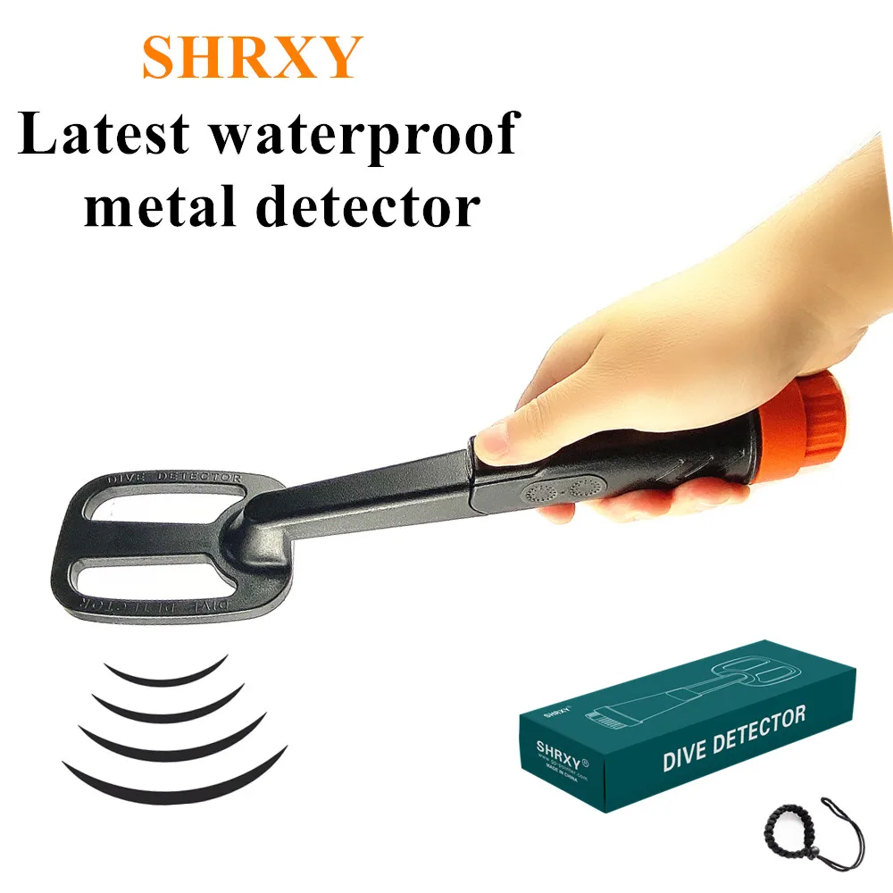 Underwater Metal Detector Pulse Pinpointer Induction Dive Treasure Waterproof coil scanning Hand Held Metal Detector