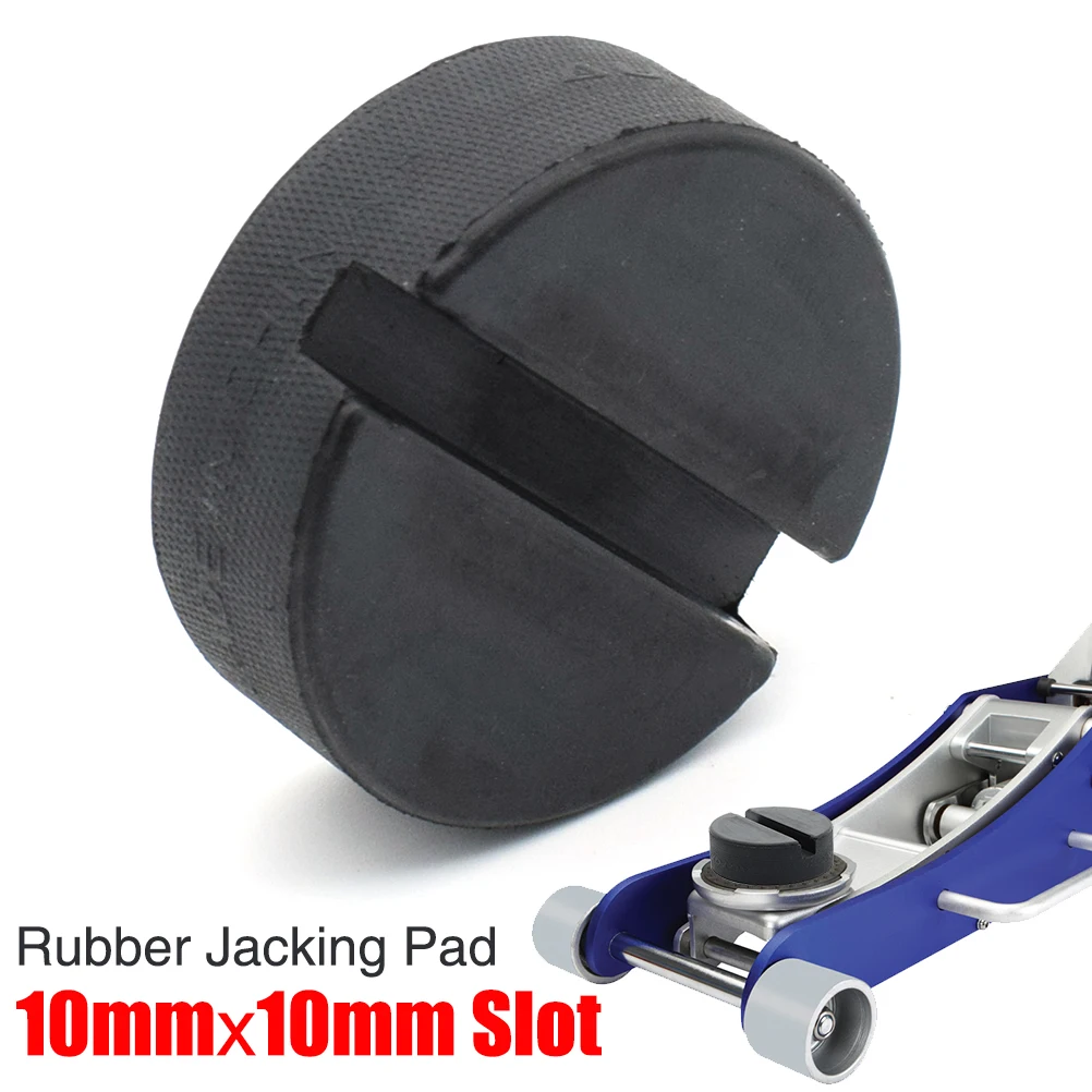 

10MM Slot Rubber Jack Pad Support Pinch Weld Slotted Floor Frame Rail Adapter Car Removal Repair Tool For Ford Renault Opel Seat