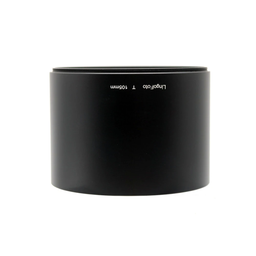 LingoFoto-cubierta de lente de Metal para teleobjetivo, rosca de 105mm(D)x 75mm(L), 105mm, rosca de filtro de 105mm