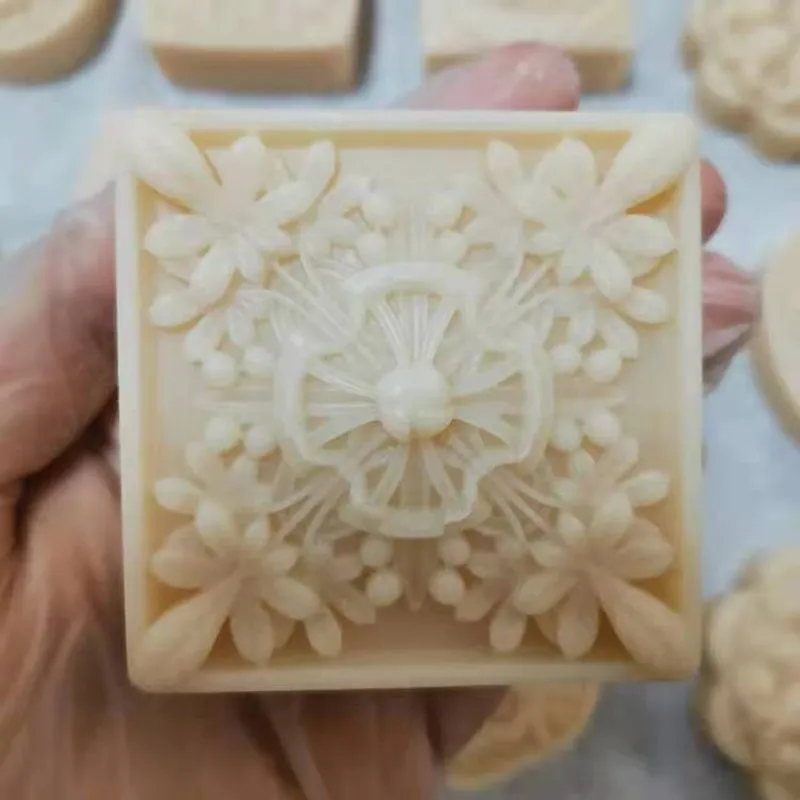 Flower Handmade Soap Mold Classic DIY Natural Soap Making Molds Scented Candle Mold Aromatherapy Gypsum Plaster Molds Cake Decor