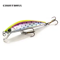 COUNTBASS Sinking Minnow 63mm 7.6g Hard Baits Fishing Lures Wobblers for Trout, Black Bass, Perch Leurre Angler’s Lure Stickbait