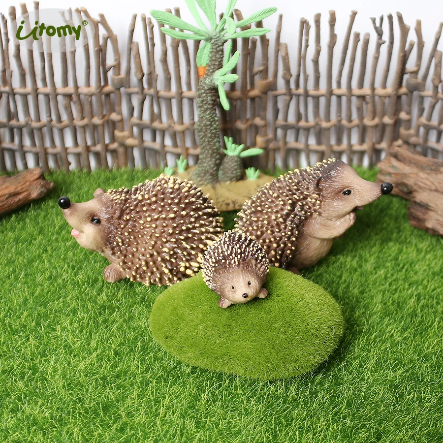 

Realistic Hedgehog Figurines Animals Action Figure Hedgehogs Model Cognitive educational Toys for Kids