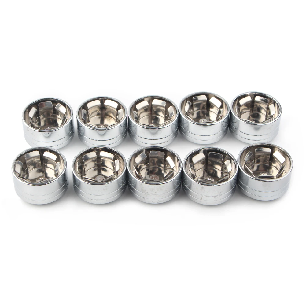 9mm 11.5mm 13mm Chrome Aluminum Inner Schrauben Motorcycle Bolts Topper Cap Cover Universal For Harley Davidson Models10Pcs/Set