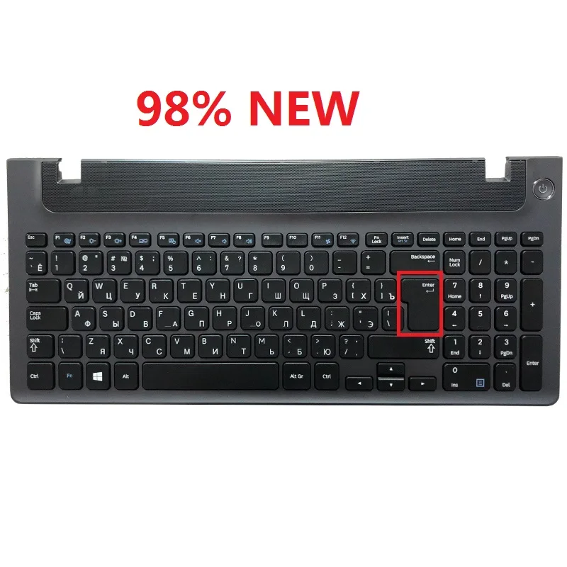 98% NEW Russian RU laptop keyboard for samsung NP355E5C NP355V5C NP300E5E NP350E5C NP350V5C NP355V5C BA59-03270C with frame