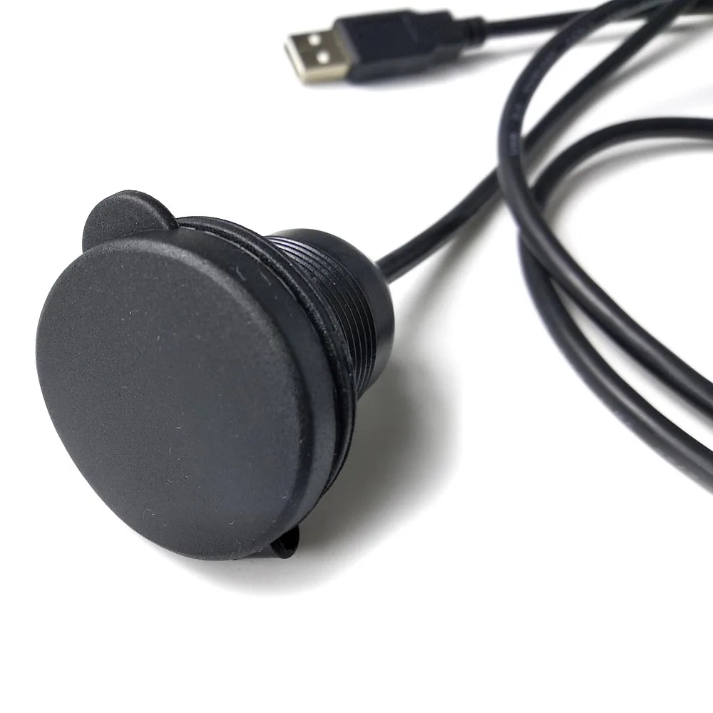كابل تثبيت USB IP67 مع غطاء لكابل استبدال ولاعة السجائر في السيارة