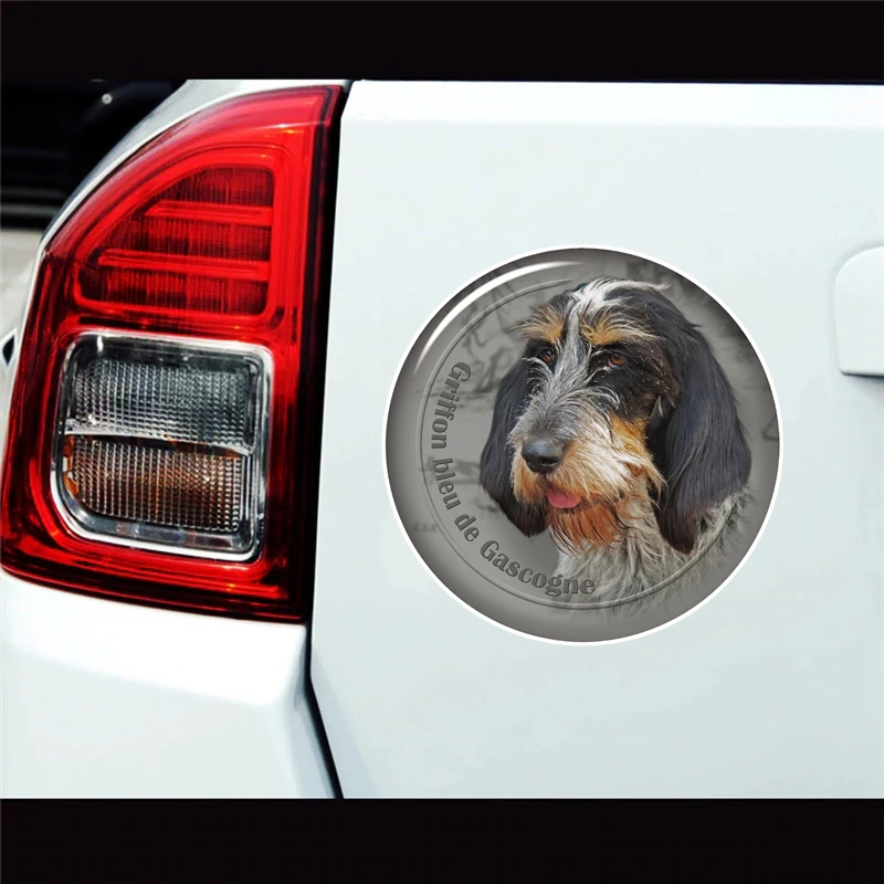 S62186# Griffon Bleu De Gascogne Dog Self-adhesive Decal Car Sticker Waterproof Auto Decors on Bumper Rear Window Laptop