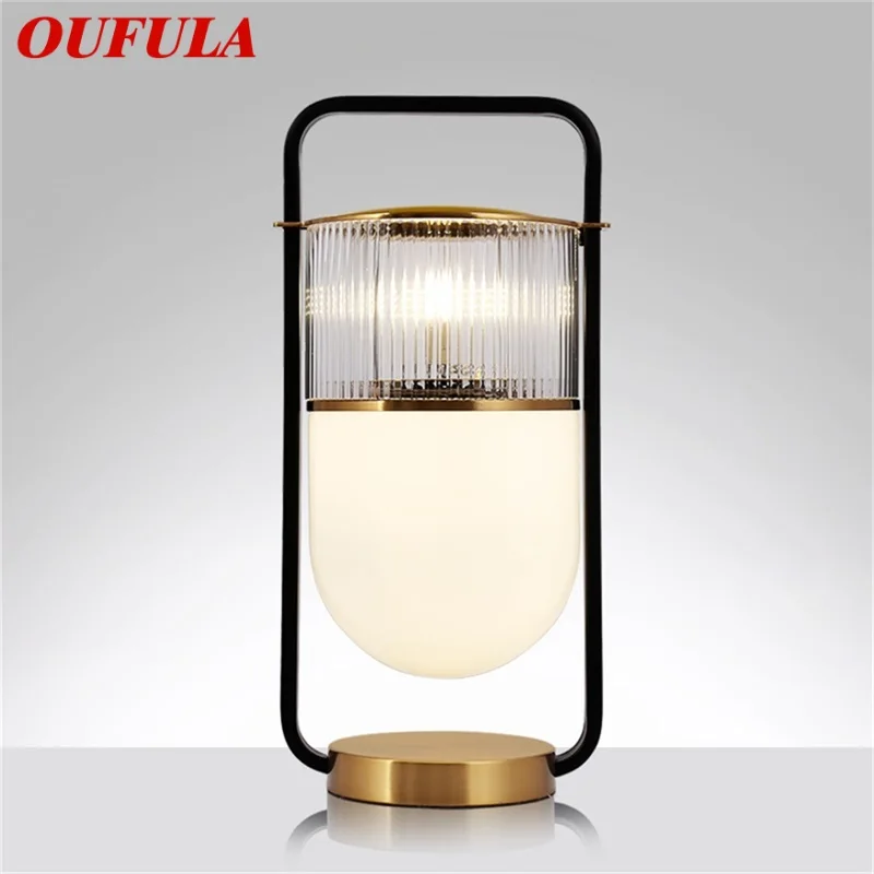 OUFULA  Modern Luxury Table Lamp  Simple Design Desk Light Decorative for Home Living Room