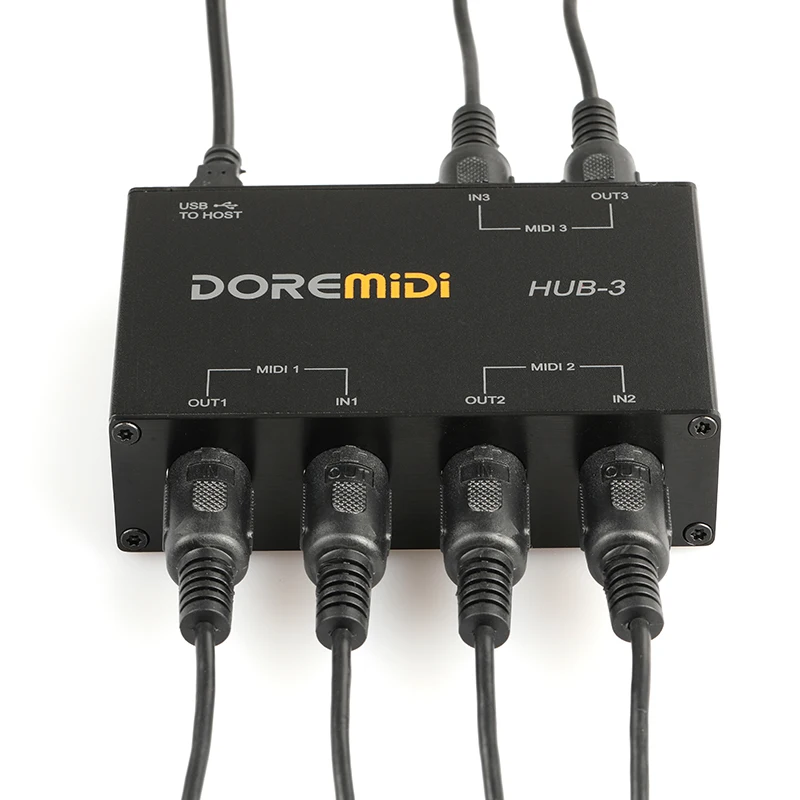 DOREMiDi HUB-3 USB Power Converter MIDI 3×3 Interface Box Controller Adapter AU