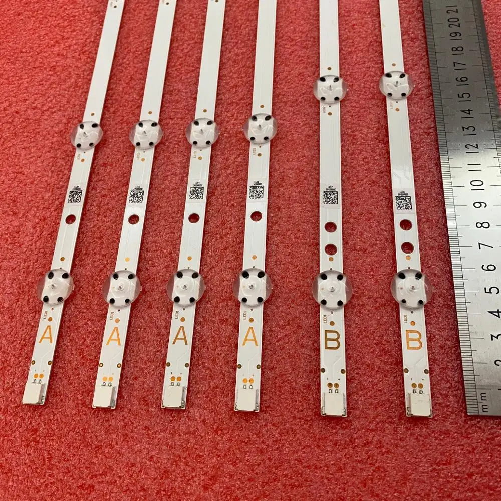 LED Strip For D49F286B4CW TE49282B34C2H Toshiba 49L2863DG 49AO4USB 49U6763DG 49L3863DB 49L3653DB JVC LT-49C790 LT-49C670