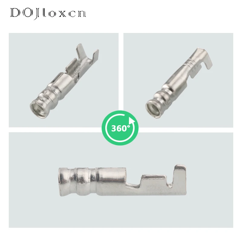 20/20/100/200 Pcs 2.8mm Auto Wire Splice Terminal Car Elcetric Female Connector Pin Round Type Crimp Loose Plug DJ221Q-2.8B G138