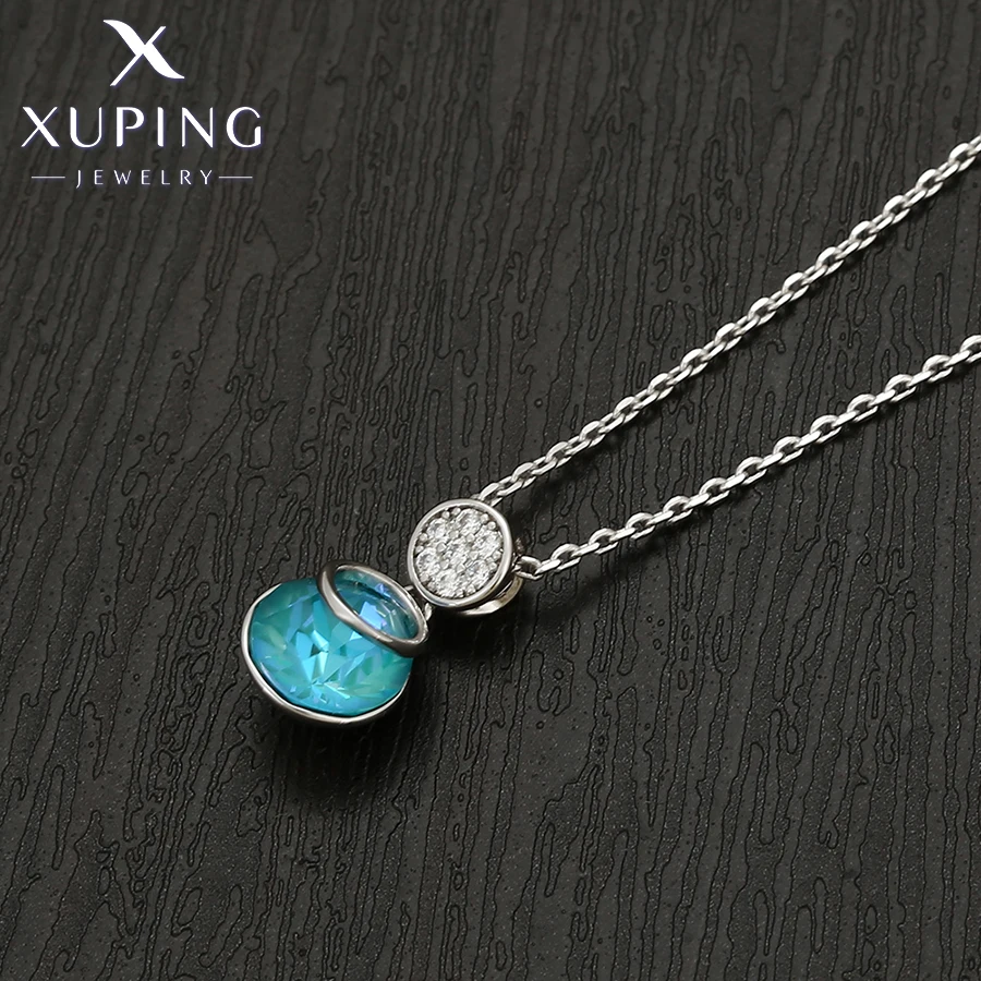 Xuping Jewelry Fashion New Arrival Crystals Pendant Necklaces for Women Brithday Gift A00359538