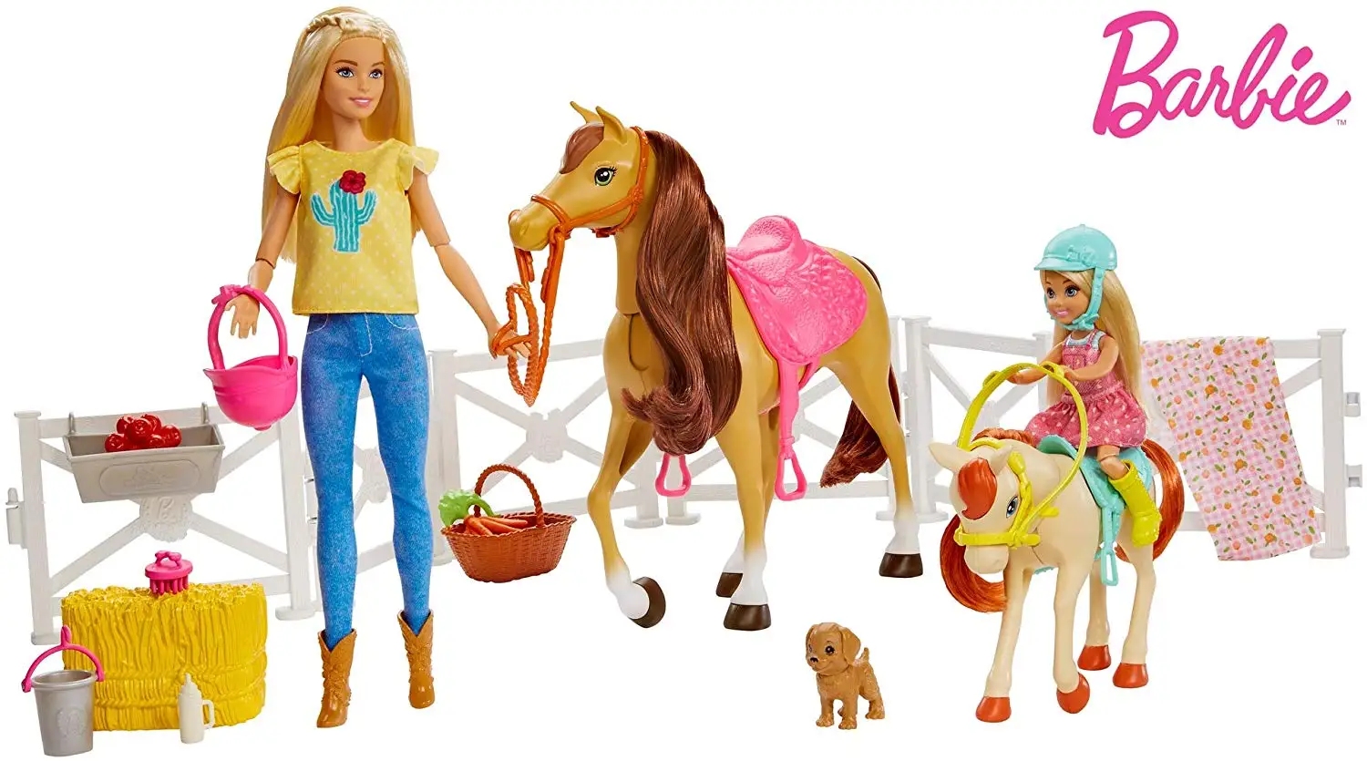 Original Barbie Animal Rescuer Doll & Playset Lovely Animal House Boneca  Beautiful Princess Hair  Kids  Dolls Toys for Girls