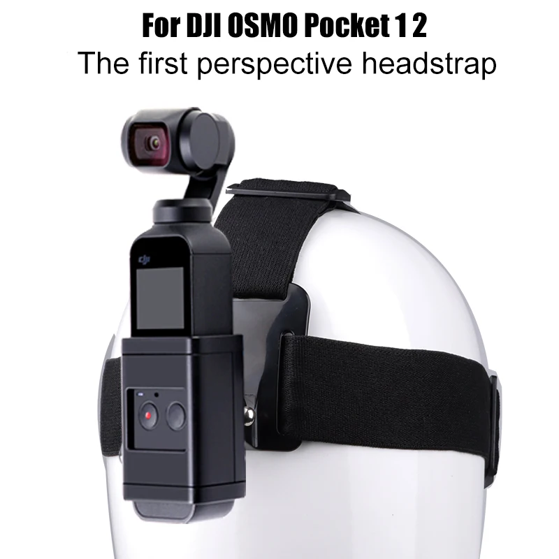 

head strap with fixed clip screw J-shaped base for dji osmo pocket 1 /osmo pocket 2 camera gimbal accessories