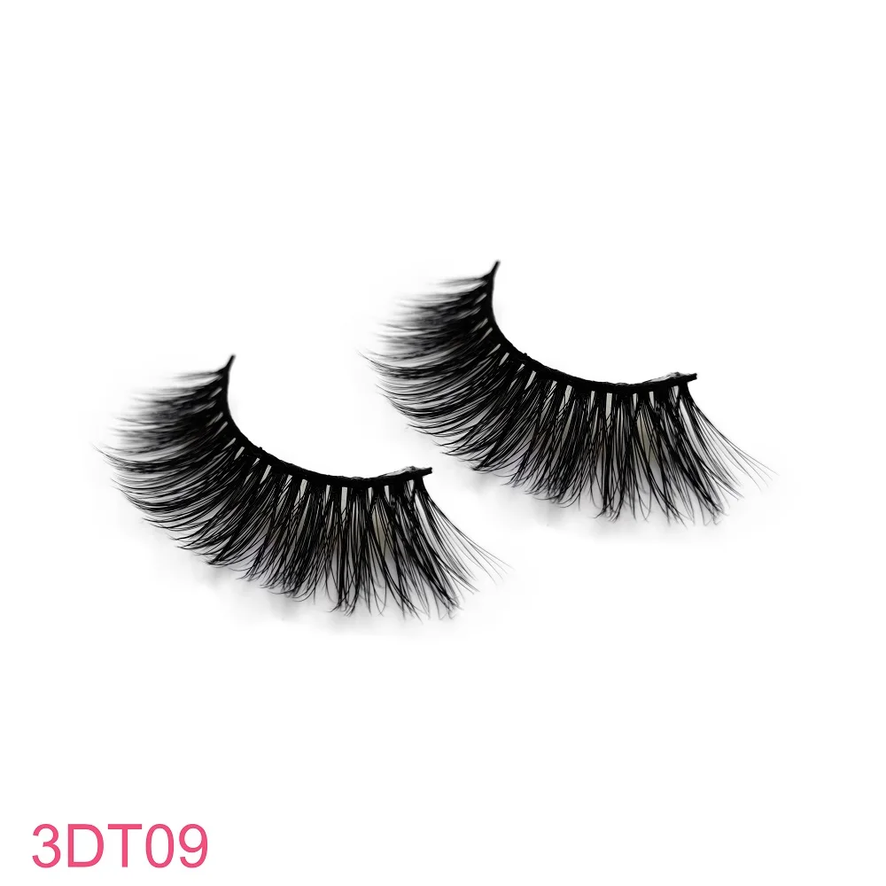 Hoogwaardige 3D Valse Wimpers Valse Wimpers Natuurlijke Lange Schoonheid Lash Transparant Plastic Cosmetica Make Wimper Extension