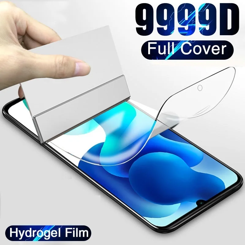 Case For Oppo Realme C21 Hydrogel Film RealmeC21 RMX3201 Realmy Realmi C 21 Curved Cover Protective Screen Protector Not Glass