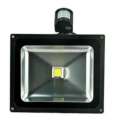 (Free DHL/Fedex) 85-265V 10W 20W 30W 50W 70W 100W PIR LED Floodlight With Motion detective Sensor Outdoor LED Flood light spot