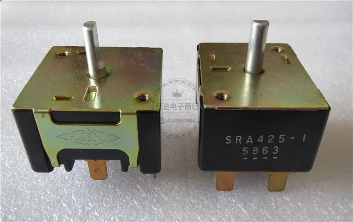 

Original new 100% SRA425-1 rotary power switch 6pin 5 gear band switch shaft length 16mm
