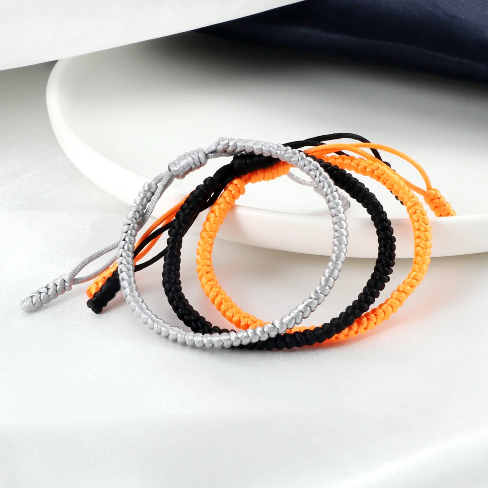 Red String Thread Bracelet Women Men Good Lucky Rope Handwoven Knots Prayer Bracelets Adjustable Size Charm Jewelry Lover\'s Gift